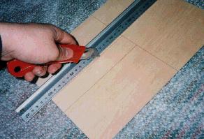 cutting little by little from a side