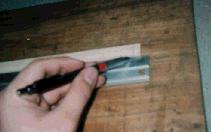 marking parts No.5 where you glue parts No.6