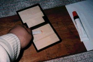 glewing velvet sample