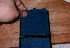 pre-fixing velvet for lid