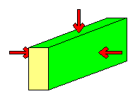 spreading glue on inside of box