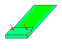 pasting velvet pieces to wood chips 3
