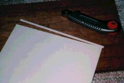 cutting paper for padding