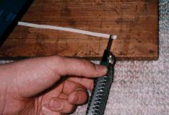 cutting paper for padding