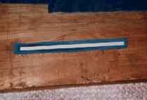 paste velvet to paddings